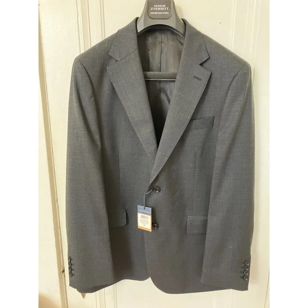 Charles Tyrwhitt charcoal gray suit jacket